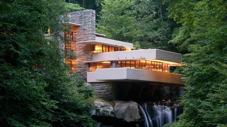 La Casa de la Cascada de Frank Lloyd Wright​